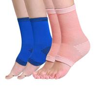 Ankle Brace for Kids, Compression Foot Sleeves Support Plantar Fasciitis Relief Achilles Tendonitis Brace Ankle Bandage Elastic Children Ankle Support for Boy Girl Arthritis Pain Relief 2 Pair
