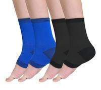 Ankle Brace for Kids, Compression Foot Sleeves Support Plantar Fasciitis Relief Achilles Tendonitis Brace Ankle Bandage Elastic Children Ankle Support for Boy Girl Arthritis Pain Relief 2 Pair