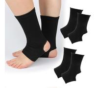Ankle Brace for Kids, for Running, Sports, Sprained Ankle Support, Achilles Tendonitis & Plantar Fasciitis, Breathable Compression Ankle Brace for Men & Women, 2 Pairs
