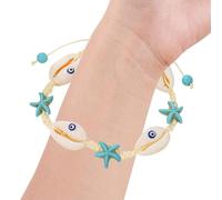Ankle Bracelets For Women,Adjustable Waterproof Seashell Anklet Beach Jewelry - Stylish Foot Jewelry, Aesthetic Handmade Products For Coastal, Mermaid, Surfer