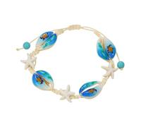Ankle Bracelets Women - Adjustable Rope Chain, Boho Charm Jewelry | Tropical Beaded Ornament Accessory, Woven Beach Anklet Design, Elegant Seashell Leg Piece Usage Scenario Summer Holidays