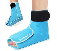 Ankle Foot Ice Pack Wrap for Swelling，Full Coverage Reusable Gel Hot & Cold Therapy Pack for Sprained Ankle, Achilles Tendonitis, Arthritis, Plantar Fasciitis, Post-Surgery, Sports Injury(1PCS, Blue)