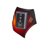 Ankle Heating Brace - Plush Material Construction, Five Heat Modes Control, Provides Relaxation Ease Warm Theraapy, Lightweight Wrap for Foot Leg | Soothing Pad for Travel or Night Rest