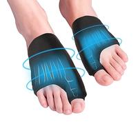 Ankle Ice Pack Wrap for Injuries Reusable 2 Pack, Hot Cold Therapy Gel Foot Ice Pack for Pain Relief, Ankle Swelling, Achilles Tendinitis, Plantar Fasciitis, Surgery Recovery