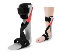 Ankle Leg Brace for Men Women Adjustable Calf Immobiliser for Sprains Fractures Post-Op Recovery Rigid Lower Leg Support Splint for Injured Ligament Stability(Left,XL)