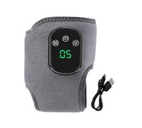 Ankle Massager - Thermal Sleeve Powered Secure Compression Fit Multi-Rhythm Oscillation Heat Level Adjustment Unit For Home Relaxation Workout