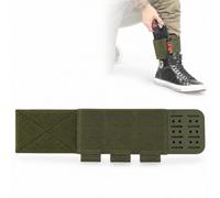 Ankle Medical Pouch, Adjustable IFAK Carrier for First Aid Kit Storage | Durable 500D and 1000D Nylon Wrap, Mesh Backing, Laser-Cut Panel, Elastic Cord and Reinforced Edge Stitching