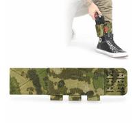 Ankle Medical Pouch, Adjustable IFAK Carrier for First Aid Kit Storage | Durable 500D and 1000D Nylon Wrap, Mesh Backing, Laser-Cut Panel, Elastic Cord and Reinforced Edge Stitching