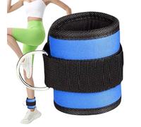 Ankle Resistance Band - 43G Gym Ankle Strap for Cable Machine, Long Lasting Adjustable Ankle Cable Straps for Training | Padded Wrist Cuffs, Leg Extensions & Hip Receivers 3.35x18.9 inches
