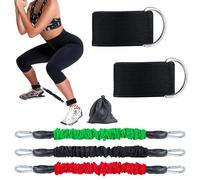Ankle Resistance Bands with Cuffs Ankle Bands for Women & Men Legs Resistance Bands with Ankle Strap for Hip Gluteus Booty Training Exercise Bands with Ankle Straps for Workouts Fitness Shaping