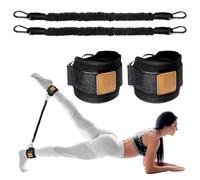 Ankle Resistance Bands with Cuffs Leg Strength Bands for Women Glutes Hip Building Exercise Bands for Working Out Fitness Yoga Martial Arts Ankle Straps for Butt Lift Exercise Equipment