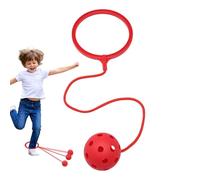Ankle Skip Ball - Dynamic Swinging Jump Trainer, Smooth Rolling Activity Ring, Durable Active Play Ball, Outdoor Balance Development Toy | Engaging Recreational Skipping Toy For Children With Lively M
