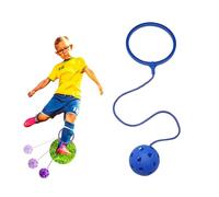 Ankle Skip Ball, Fun Ankle Skip Ball Fitness Toy for Kids, Soft Jumping Ring Swing Balls Set for Playground Equipment, Skipping Toy Agility Portable Exercise Ropes for Children (Blue)