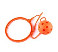 Ankle Skip Ball,Jump Swinging Ball Skip Jump Rope for Fitness Jump Sports Swing Ball Ankle Toy Skipper Jumping Game (Orange)