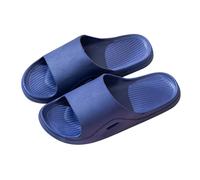 Ankle Strap Flat Sandals for Women Beach Sandals Women's Home Slippers Summer Indoor Bathroom PVC Non Leisure Comfortable Thick Bottom Sandal Slippers Tan Wedge Sandal Wide Fit Ladies (Blue,8)