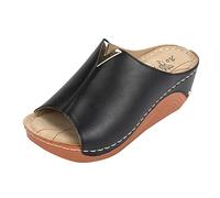Ankle Strap Sandals Flat Women's Adjustable Strap Sandals for Wide Feet,Adjustable Straps,Memory Foam Insole,Retro Patterns,for Coastal Hikes Vacation Resorts