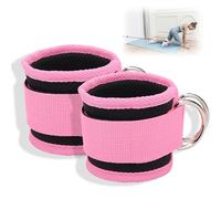 Ankle Straps for Cable Machines Resistance Bands Attachment, One Size Fit with Premium Padding, for Kickbacks, Leg Extensions, Glute Workouts, Booty Hip Abductors Exercise for Women and Men - 1Pair.