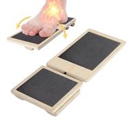 Ankle Strengthener Exerciser | Wooden Ankle Foot Stretcher - Anti Slip Wobble Board for Sprained, Stability Exercises, Correction, Balance Training