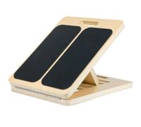 Ankle Stretch Board,Non-Slip Leg Exercise Tilt Plate - Portable Wooden Slant Board for Calf Stretching for Knees Ankle Heel Feet Leg