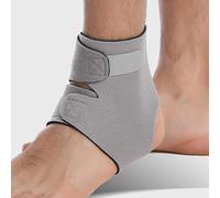 Ankle Support Brace, Breathable Neoprene Sleeve Ankle Brace, Adjustable Compression Ankle Support Ankle Wrap for Women & Men, Relieves Achilles Tendonitis, Joint Pain, Plantar Fasciitis Grey S