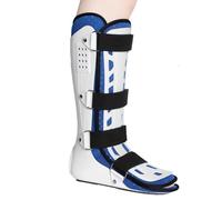 Ankle Support Brace Fracture Boot Short Ankle Foot Drop Brace Orthosis Splint with Front Protection Plate Night Splint Brace,Style a right,L