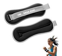 Ankle Weights, Adjustable Neoprene Pair Ankle, 0.5kg to 2kg1 Pair Leg Wrist Arm Weight for Women Men, for Walk, Running,Pilates, Workouts, & Training, Gymnastics, Aerobics (1.5kg x 2 -Black)