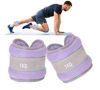 Ankle Weights, Breathable Foot Weights - 2 Pieces Removable Breathable Non-Slip Weights for Training Running Men Women Fitness Pilates Yoga Bodybuilding