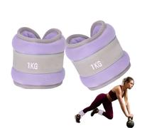 Ankle Weights for Walk, Training Belt with Weights, 2 Pieces Removable Non-slip Sand Bag for Men Athletes Dumbbell Fitness Yoga Pilates Swimming Gym Walking Running Training