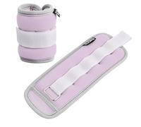 Ankle Weights Set,0.25/0.5kg 1 Pair Leg Weights Wrist Weights for Women Men,Weight Cuffs Arm Weights,Ankle Weights Strap for Dance Jogging Aerobics Exercise Walking Fitness (Purple,2x0.25kg)