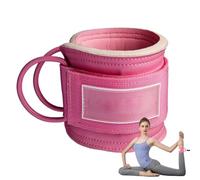 Ankle weights with resistance bands, ankle straps for cable machines Women - Workout bands for Pilates with,Adjustable stretch resistance bands for working out the splute exercise of v