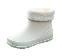 Ankle Wellingtons Rain Boots for Women Gardening Shoes Suit Shoes for Men Designers Women's Spring Summer Autumn and Winter Short Sleeved Cotton Removable and Washable Outdoor Fashion Work Fishing Car