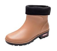 Ankle Wellingtons Waterproof Boots Gardening Shoes Women Hollies Boots Women's Spring Summer Autumn and Winter Short Sleeved Cotton Removable and Washable Outdoor Fashion Work Fishing Car Wash Kitchen