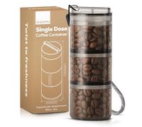 ANKOMN QuarterSeal X7 Airtight Modular Coffee Canister - Single Dose Coffee Bean Storage & Travel Coffee Container - with UV-Protection for Backpacking or Camping - On-the-Go Coffee Accessories