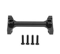 ANKROYU 1/6 Scale Aluminum Alloy RC Crawler Rear Body Mount Stand Heavy Duty CNC Machined Shell Support Bracket Upgrade Part for SCX6 JLU WRANG LER Durable Lightweight Replacement (Black)