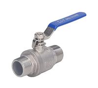 ANKROYU 1 in NPT Ball Valve Male Thread, Stainless Steel, Plumbing Fittings Straight Through, Good Sealing for Water Oil Gas, Garden Water Pump Industrial Equipment
