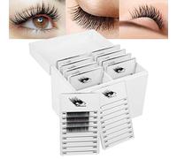 ANKROYU 10 Layers Acrylic Eyelash Storage Box Eyelash Case Eyelash Extension Storage Box False Eyelashes Makeup Organizer Lash Boxs Lash Tile Organizer