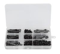 ANKROYU 100 PCS Sawtooth Hangers, Carbon Steel Hooks with 200 Screws, Wall Safe Picture Hanging Kit for Canvas, Photo Frames, Paintings Cross Stitch