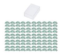 ANKROYU 100PCS Cute Green Pea Paper Clips Anti Slip Metal Electroplated Office Bookmark Clips Lightweight Portable Stationery for Document Organization Home School Office Use