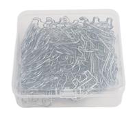 ANKROYU 100pcs Elephant Shaped Paper Clips Cute Decorative Stainless Steel Office Supplies for School Teachers Students Workplace Organization Stationery (Silver)