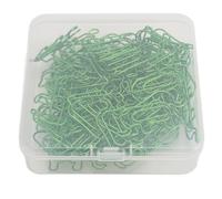 ANKROYU 100pcs Elephant Shaped Paper Clips Cute Decorative Stainless Steel Office Supplies for School Teachers Students Workplace Organization Stationery (Green)