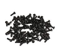 ANKROYU 100pcs M2 M3 M4 Plastic Nylon Hex male Female Female Spacer Round Head Screw Nut