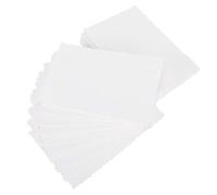 ANKROYU 100Pcs Premium White Cardstock Paper Heavyweight Thick Smooth Finish Chipboard Tagboard for Scrapbooking Photo Albums Invitations Books 15x10cm 5.9x3.9in (Wave)