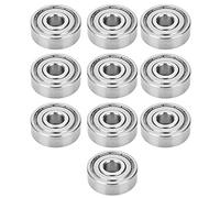 ANKROYU 10PCS S6301ZZ Miniature Ball Bearings Stainless Steel 37x12x12mm High Speed Double Shielded Low Noise Bearings for Industrial Machinery Papermaking Equipment Railway Axles