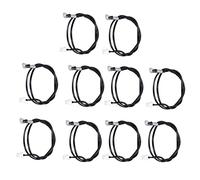 ANKROYU 10Pcs Thermistor Temperature Sensor Probe High Sensitivity Fast Response Digital Control for Industrial Home Appliances PVC 500mm (100K B3950)