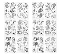 ANKROYU 12 Pcs Heat Shrink Sheets, Colorful Shrink Film Paper, Translucent Shrink Art Sheets for DIY Crafts, Creative Handmade Ornaments