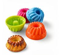 ANKROYU 12 Pcs Mini Silicone Pumpkin Baking Cups, Non-Stick Moulds for Muffins and Cupcakes, Perfect for Birthday and Party Desserts
