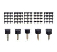 ANKROYU 120Pcs High Heel Tip Caps TPU Polyurethane Iron Shoe Repair Kits Non Slip Heel Protector Replacement for Women High Heels 5 Sizes Durable Comfortable