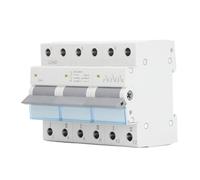 ANKROYU 125A DC Isolator Switch 3P 400V Solar Panel PV Array Din Rail Circuit Breaker Dual Power Isolation Switch for Solar Systems Generator Mains Conversion Flame Retardant PA66