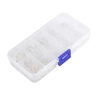 ANKROYU 150pcs M2 M2.5 M3 M4 M5 Screws Bolts Nuts Washers Assortment Kit Premium Polyamide Fasteners for Electrical Mechanical Projects Durable Rustproof Storage Box