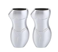 ANKROYU 2 Pack Aluminum Alloy Lighter Case 7cm 3D Human Body Design Metal Lighter Cover Protective Shell Stylish Storage Case For Lighters Travel Home Accessories (Gray)